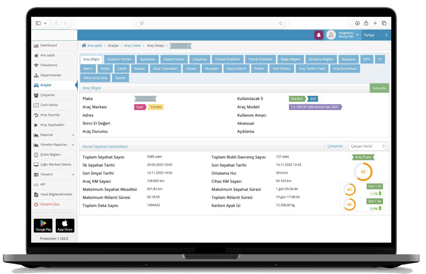 Canbus Filo Yönetimi